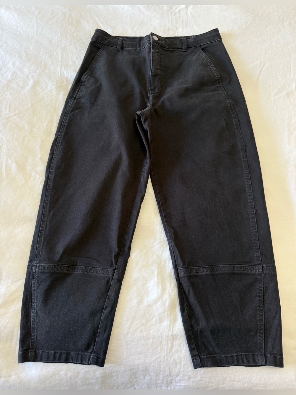Everlane | Women’s 14 | Black Fade The Utility Barrel Pant Organic Cotton Chino